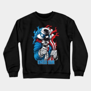 The Skull of Uncle Sam Crewneck Sweatshirt